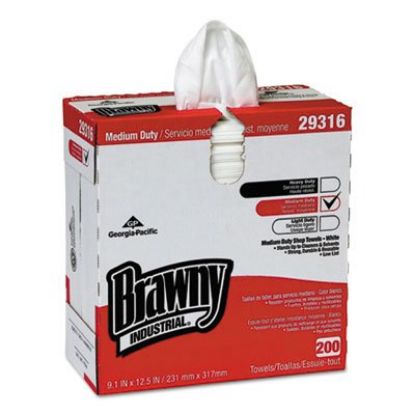 Picture of Brawny Brawny H600 Disp Cleaning Towel  Wht (10/Ca) Part# - 29316