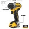 Picture of Dewalt® 12V Max Brushless Screwdriver Kit Part# - Dcf601F2