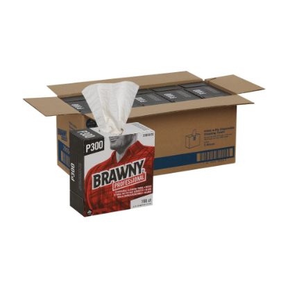 Picture of Brawny Brawny Prof P300 Cleaning Towels  Wht 166/Bx Part# - 290503