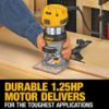 Picture of Dewalt® Premium Compact Router Part# - Dwp611