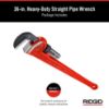 Picture of Ridgid® 36 Steel Hd Pipe Wrench Part# - 31035