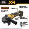 Picture of Dewalt® 20V Xr 4.5-5In Variablespeed Grinder Part# - Dcg410Vsb