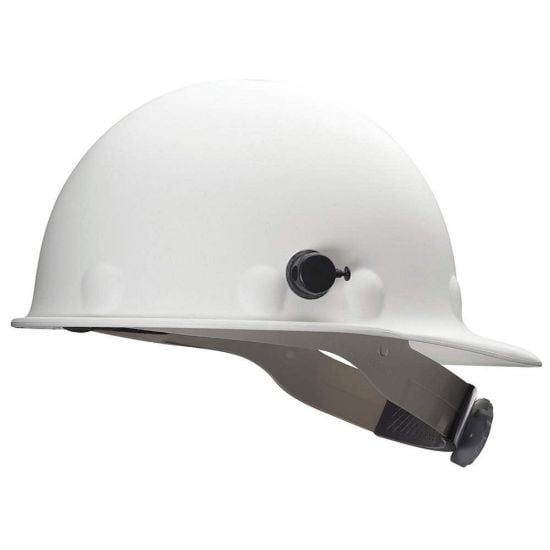 Picture of Honeywell Fibre-Metal® P2A Hard Hat  White  Ratchet W/ Quicklok Part# - P2Aqrw01A000