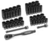 Picture of Grey Pneumatic 3/8" Dr. 59Pc Fract. & Metric Duo-Socket Set - 6 Part# - 81659Crd