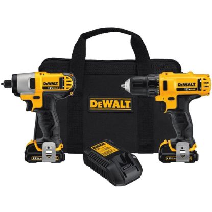 Picture of Dewalt® 12V Max Li-Lon Drill/Impact Combo Kit Part# - Dck211S2