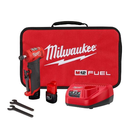 Picture of Milwaukee® Tool M12 Fuel Right Angle Diegrinder 2 Battery Kit Part# - 2485-22