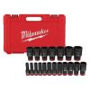 Picture of Milwaukee® Tool 19Pc Shockwave Imp Duty1/2" Dr Sae Deep 6Pt Skt Part# - 49-66-7012