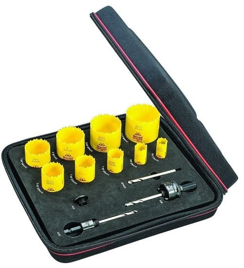 Picture of L.S. Starrett Dch Gen Purpose Kit W/9Holesaws & 4 Accessories Part# - Kdc09051-N