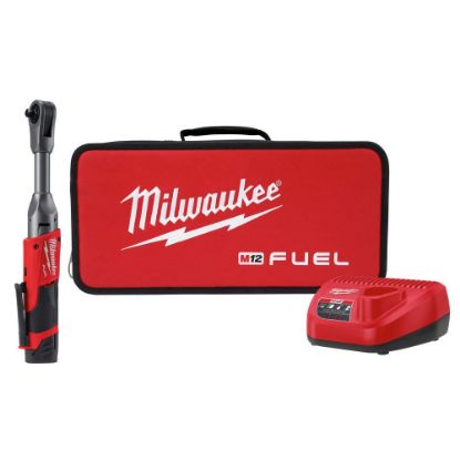 Picture of Milwaukee® Tool M12 Fuel 3/8 " Ext Reachratchet 1 Battery Kit Part# - 2560-21