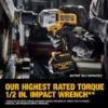 Picture of Dewalt® 20V Cordless 1/2 In. Impact Wrench W Hog Ring Part# - Dcf961B