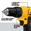 Picture of Dewalt® 20Vmaxcompactdrill/Driverkit Part# - Dcd771C2