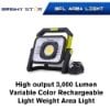 Picture of Bright Star Area Light Bfl Rech 3000Lumens Up To 56 Hrs Run Part# - 89000