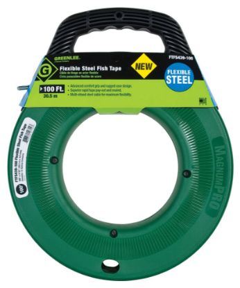 Picture of Greenlee® Fishtape Flexible Steel-100' Part# - Ftfs439-100