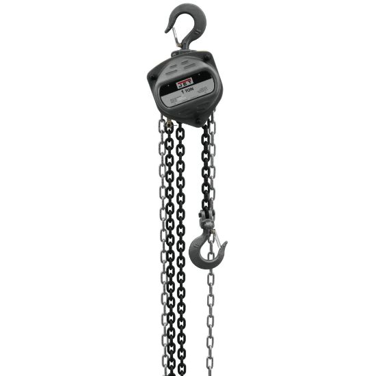 Picture of Jet S90-100-10  1 Ton Hand Chain Hoist W/ 10' Lift Part# - 101910