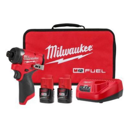 Picture of Milwaukee® Tool M12 Fuel 1/4" Hex Impactdriver Kit Part# - 3453-22