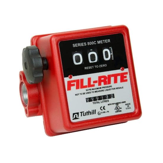 Picture of Fill-Rite Meter Liter Register 1"Left To Right Part# - 807Cl1