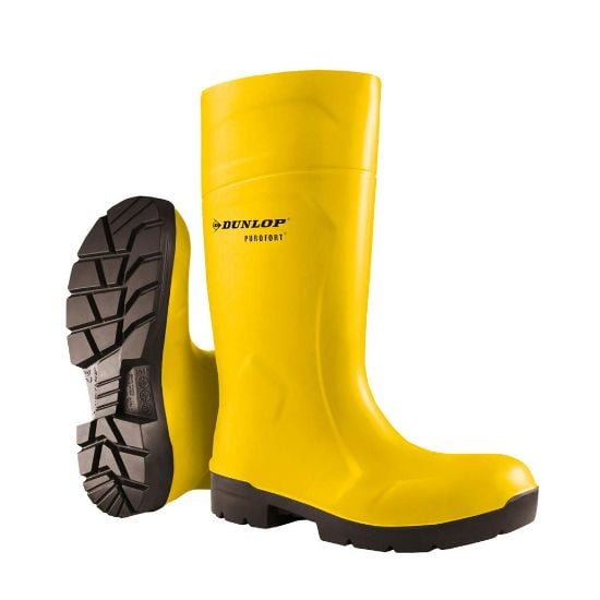 Picture of Dunlop® Protective Footwear Foodpro Purofort Multigrip Safety Yellow/Black Part# - 6123155.04