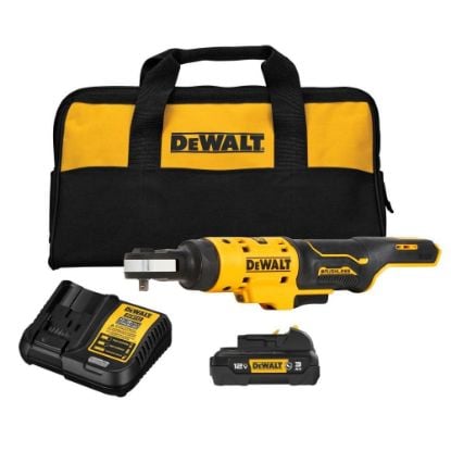 Picture of Dewalt® 12V 1/4" Bl Compact Ratchet Kitted-G Kit Part# - Dcf504Gg1