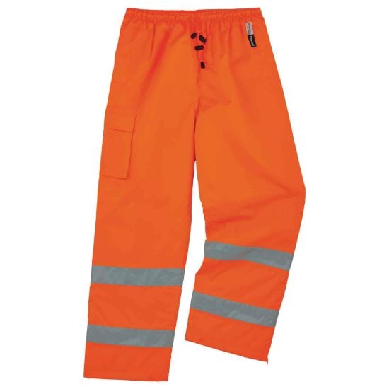 Picture of Ergodyne Glowear 8925 Class E Thermal Pants Medium Orange Part# - 24443