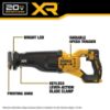 Picture of Dewalt® Dw 20V Xr Recip Saw (Tool Only) Part# - Dcs384B