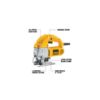 Picture of Dewalt® Variable Speed Compact Jigsaw Kit Part# - Dw317K