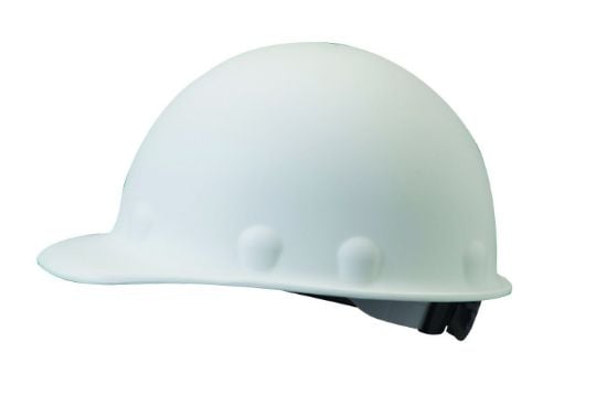 Picture of Honeywell Fibre-Metal® P2A Hard Hat  White  Ratchet Part# - P2Arw01A000