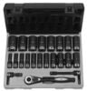 Picture of Grey Pneumatic 1/2" Dr. 22Pc Fractionaldeep Duo-Socket Set - 1 Part# - 82222D