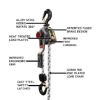 Picture of Jet Jlh-250Wo-5  2-1/2 Ton Lever Hoist With 5' Lift Part# - 376400