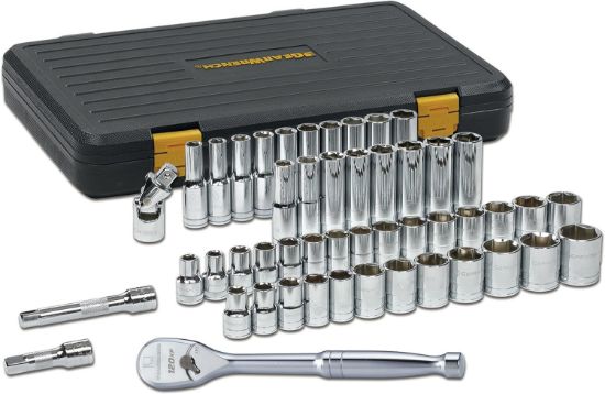 Picture of Gearwrench® Set Socket Std/Dp 1/2Dr6Pt 49Pc Sae/Met Part# - 80700P