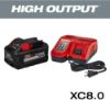 Picture of Milwaukee® Tool M18 Xc8.0 Starter Kit Part# - 48-59-1880