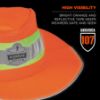 Picture of Ergodyne 8935 Ranger Hat Orange L/Xl Part# - 23258