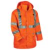 Picture of Ergodyne Glowear 8365 Class 3 Rain Jacket Orange Small Part# - 24312