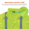 Picture of Ergodyne Glowear 8365 Class 3 Rain Jacket Lime Small Part# - 24322