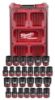 Picture of Milwaukee® Tool Shockwave Imp Dty Skt 1/2 Dr 27Pc Sae/Mm Packou Part# - 49-66-6804