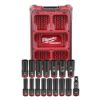 Picture of Milwaukee® Tool Shockwave Imp Duty Skt 1/2 Dr 16Pc Mm Packout Part# - 49-66-6803