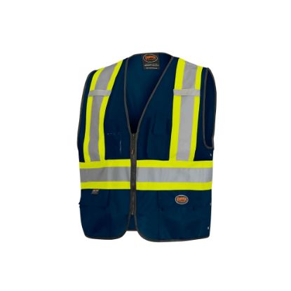 Picture of Pioneer 134Nau Navy Solid Vest L/Xl Part# - V1021580U-L/Xl