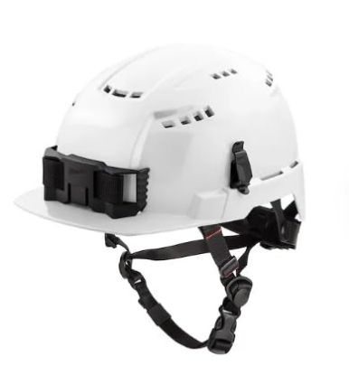 Picture of Milwaukee® Tool White Front Brim Ventedsafety Helmet T 2  Cls C Part# - 48-73-1320