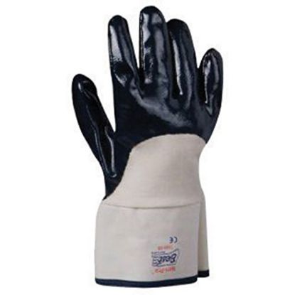 Picture of Showa® Dispose Nitrile-Coated-White W/Navy  Dz6 Part# - 7066R-10