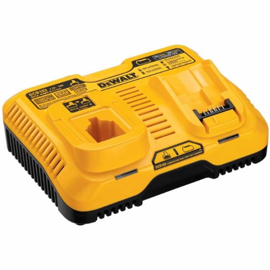 Picture of Dewalt® Combination Dual Port Fast Charger Part# - Dcb103