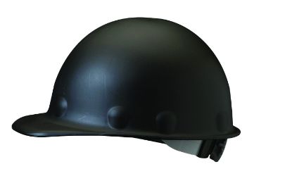 Picture of Honeywell Fibre-Metal® P2A Hard Hat  Black  Swingstrap Part# - P2Asw11A000