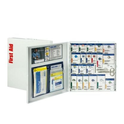 Picture of First Aid Only® Lg Metal Smartcompliancecab  Ansi A+ With Meds Part# - 746000