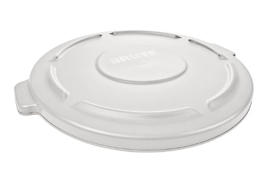 Picture of Rubbermaid Commercial Brute Lid Enriched 20G/76L Wht Part# - Fg261960Wht