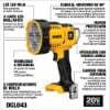 Picture of Dewalt® 20V Max Jobsite Led Spotlight Part# - Dcl043