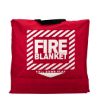 Picture of First Aid Only® Wool Fire Blanket In Hanging Pouch  62" X 80" Part# - 21-650