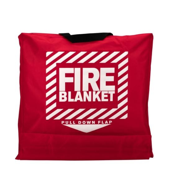 Picture of First Aid Only® Wool Fire Blanket In Hanging Pouch  62" X 80" Part# - 21-650