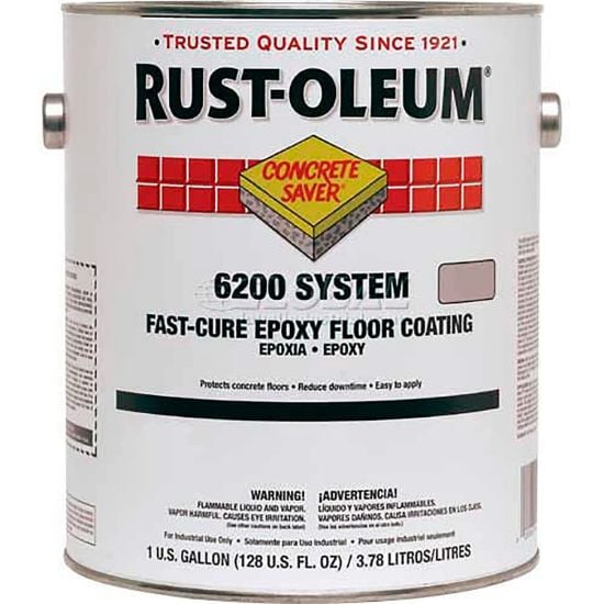 Picture of Rust-Oleum® 6200 System Fast-Cure Epoxy Flr Ctg Sil Gry Kit Part# - 251763