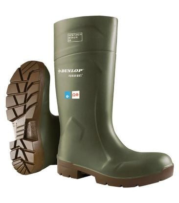 Picture of Dunlop® Protective Footwear Foodpro Purofort Mg Sfyeh'Omega Grn/Brn Part# - 5183155.1