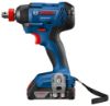 Picture of Bosch Power Tools 18V Soc Rdy Imp Dr Kit W/ (1) Slimpack Battery Part# - Gdx18V-1600B12