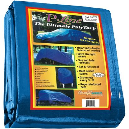 Picture of Anchor Brand Anchor 11016 18' X 24' Poly Tarp Woven Lamin Part# - 101-1824