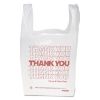 Picture of Pitt Plastics 11.5X6X21 X12.5Mic  900 White "Thank You" Bags Part# - #Thw1Val